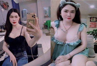 Trong nhà nghỉ, Thanh Vy chơi cưỡi ngựa với bạn trai